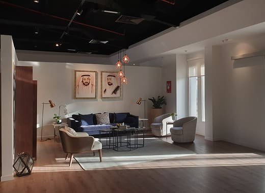 Al Zahia Sales Center interior fit-out for MAF by Soft Touch Interior
